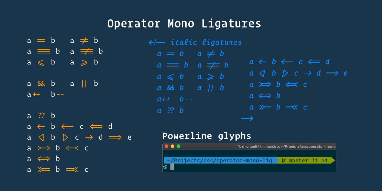 kiliman/operator-mono-lig