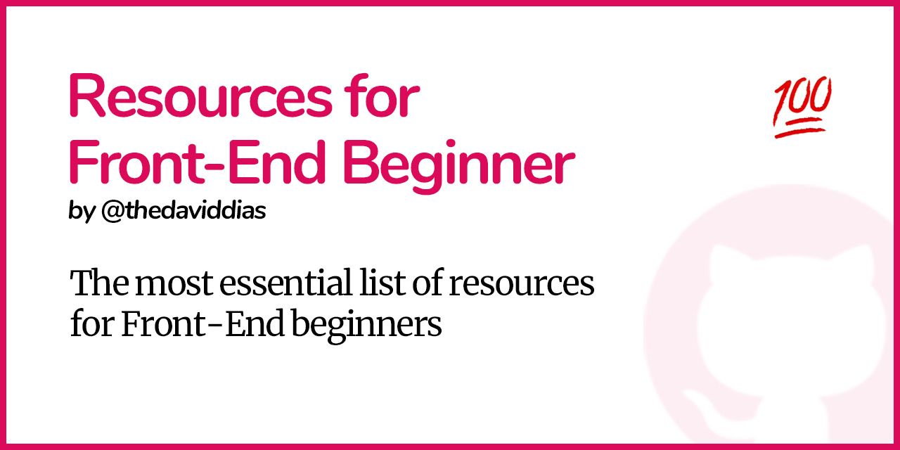 thedaviddias/Resources-Front-End-Beginner