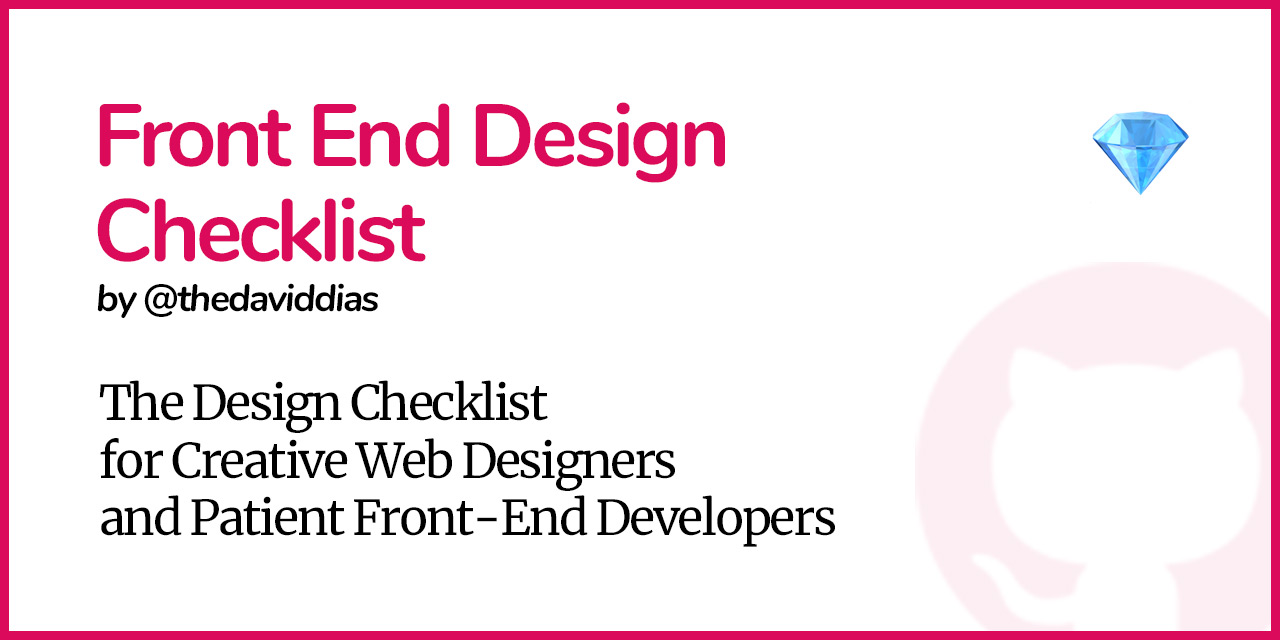 thedaviddias/Front-End-Design-Checklist