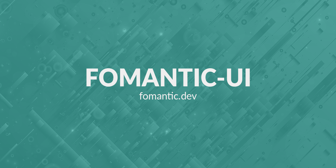 fomantic/Fomantic-UI