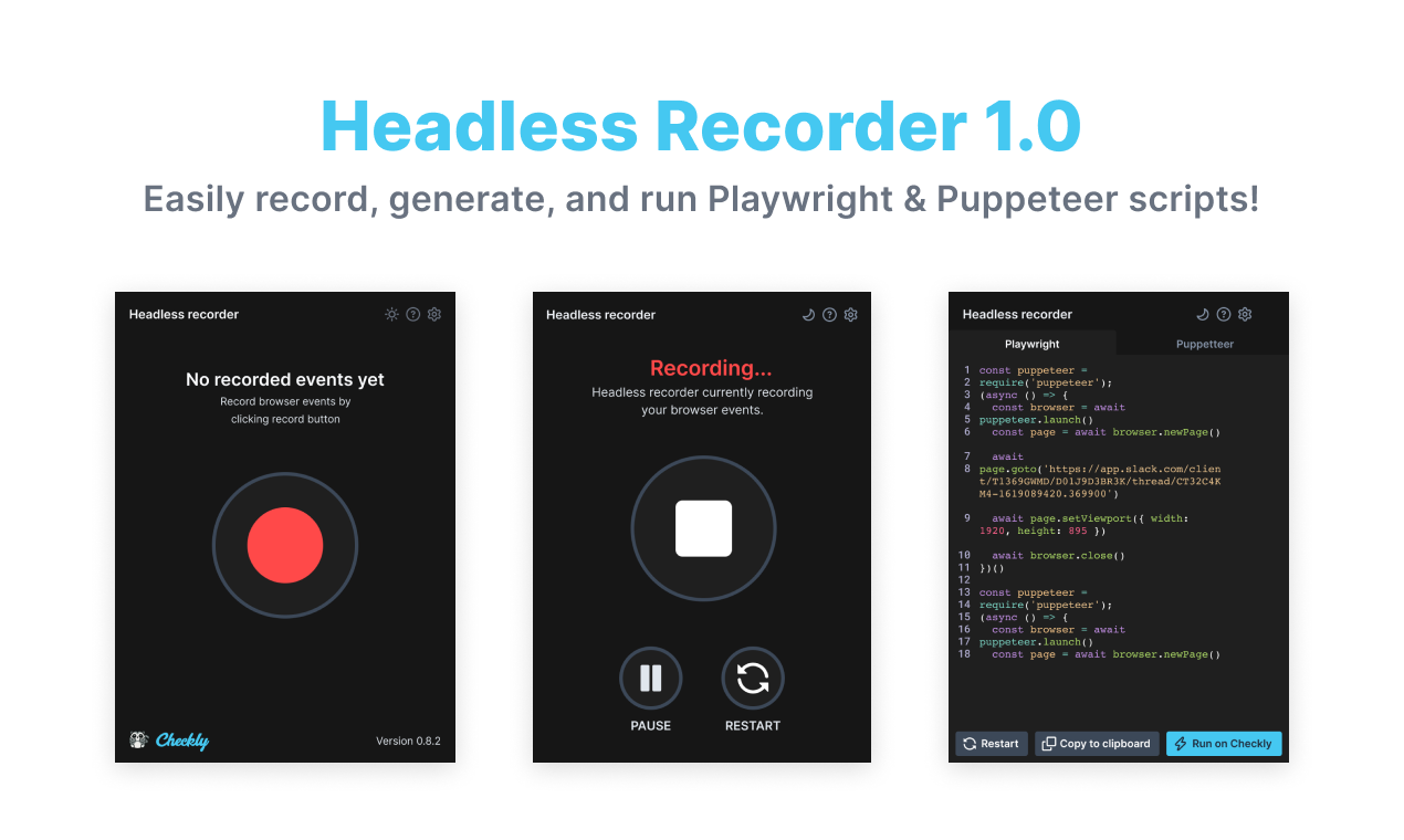 checkly/headless-recorder