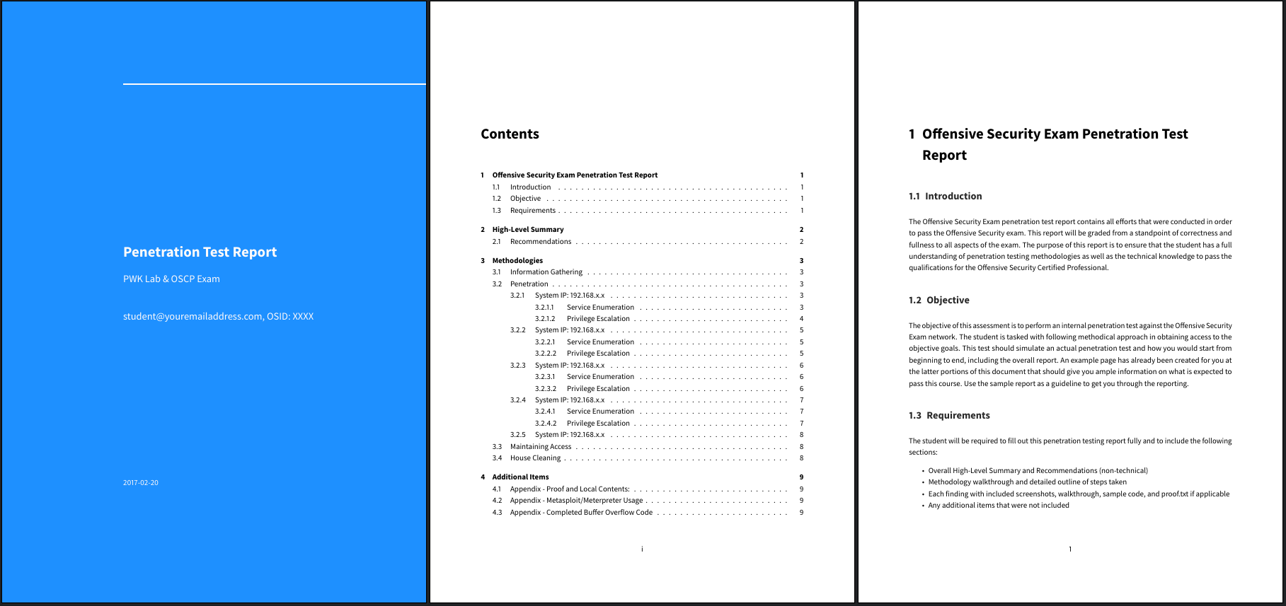 noraj/OSCP-Exam-Report-Template-Markdown