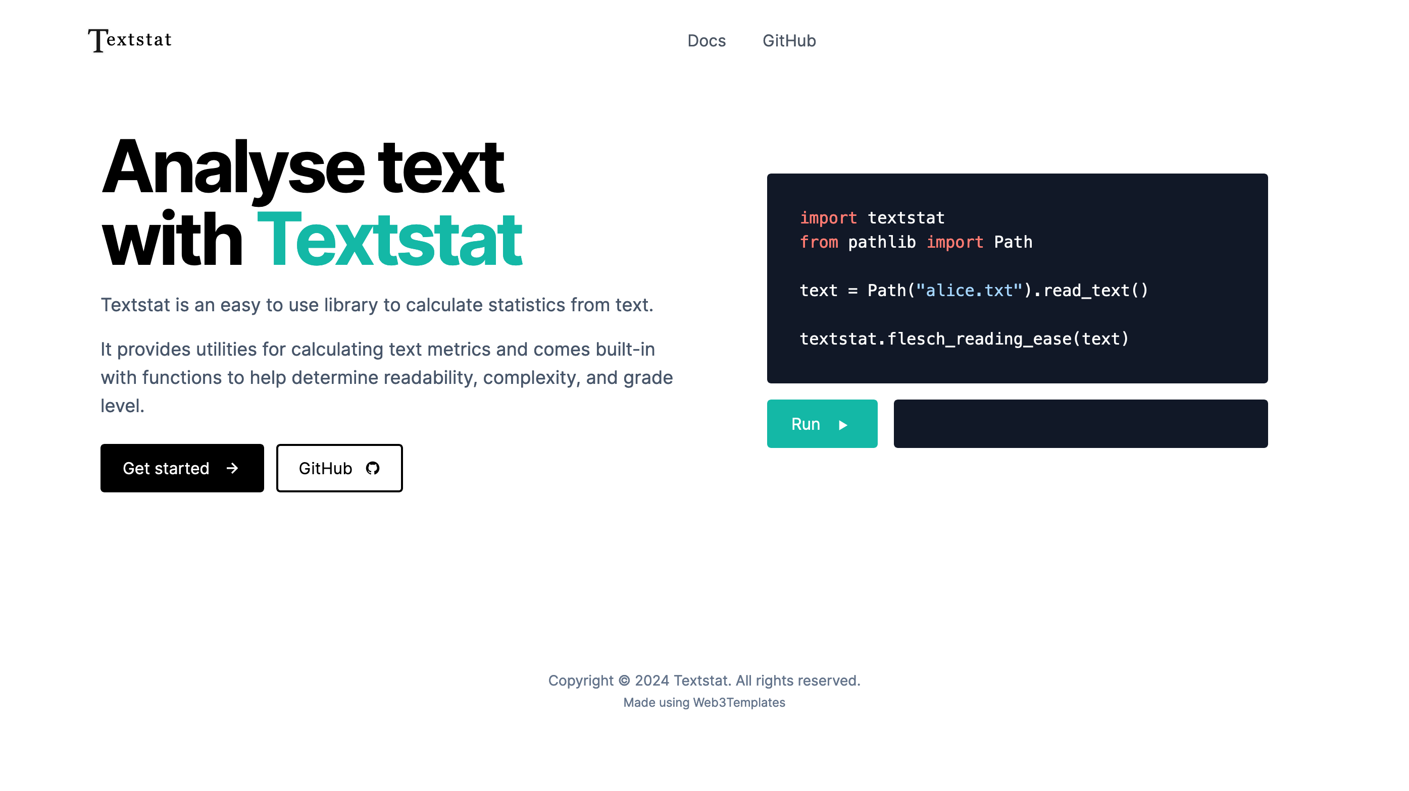 textstat/textstat