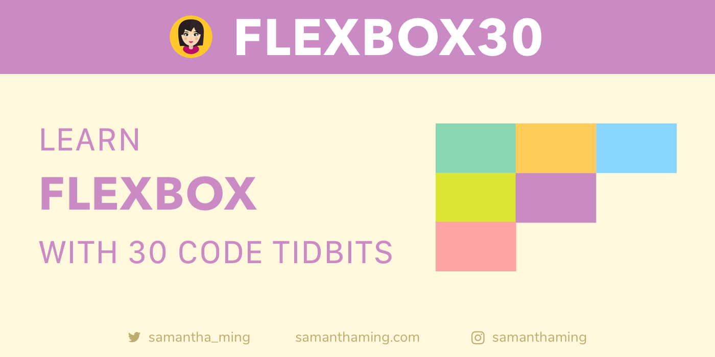 samanthaming/Flexbox30