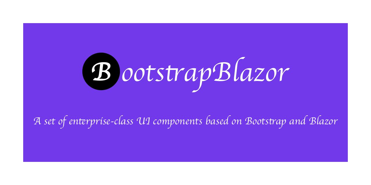 dotnetcore/BootstrapBlazor