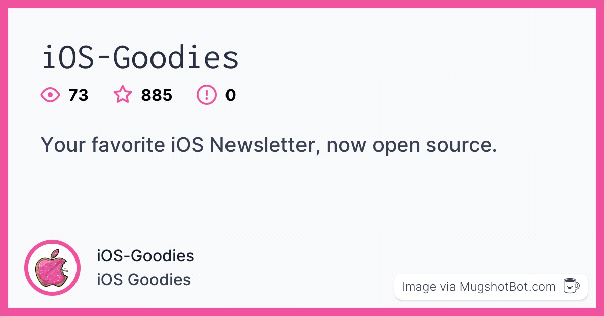 iOS-Goodies/iOS-Goodies