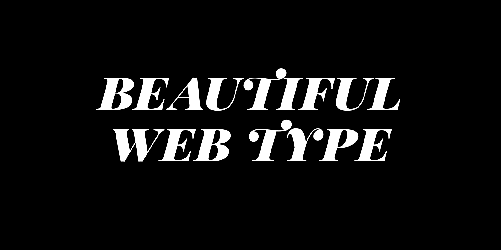 ubuwaits/beautiful-web-type