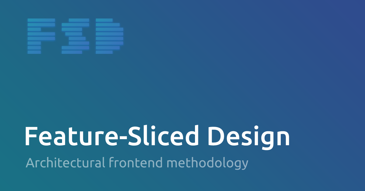 feature-sliced/documentation