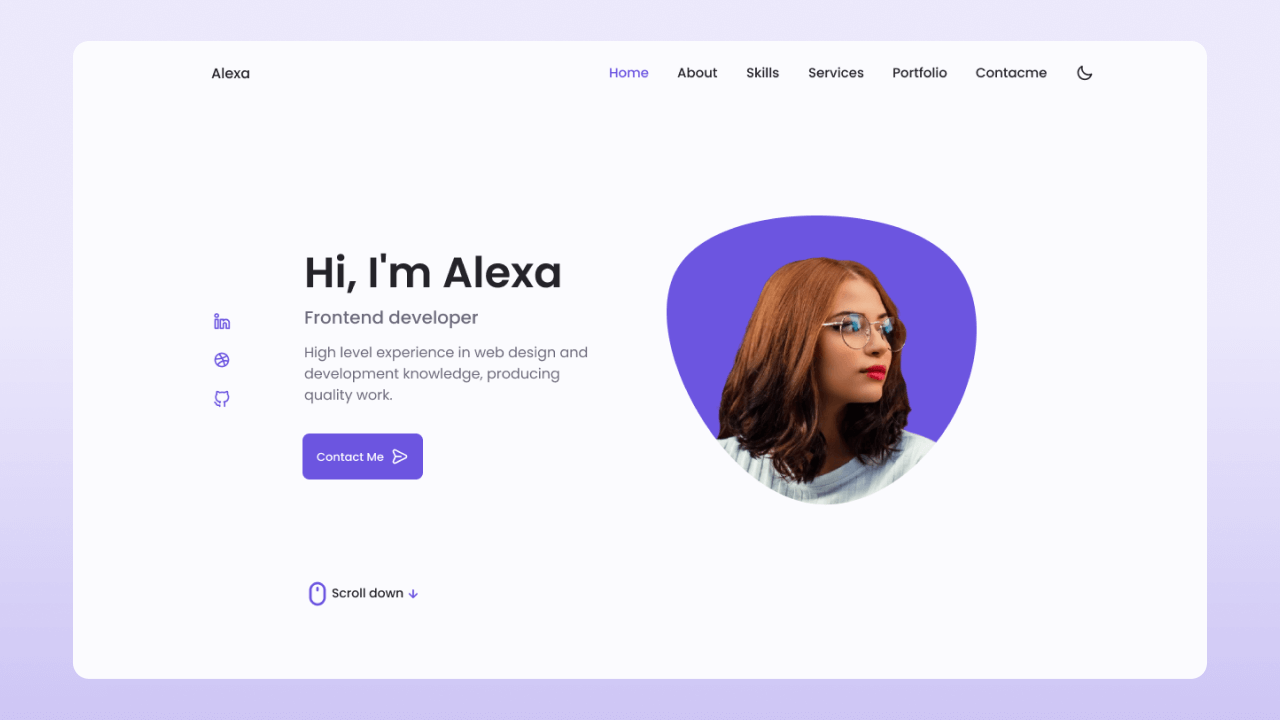 bedimcode/responsive-portfolio-website-Alexa