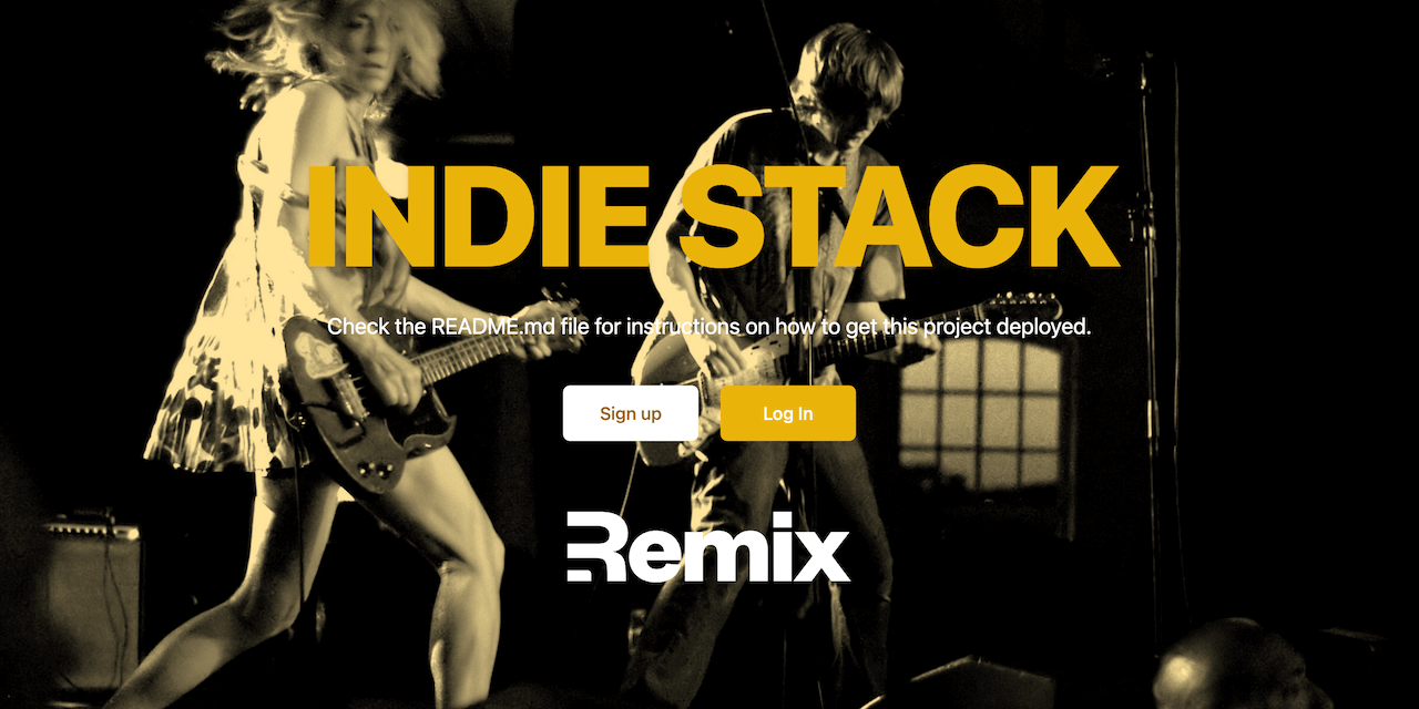 remix-run/indie-stack