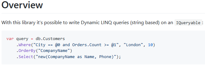 zzzprojects/System.Linq.Dynamic.Core